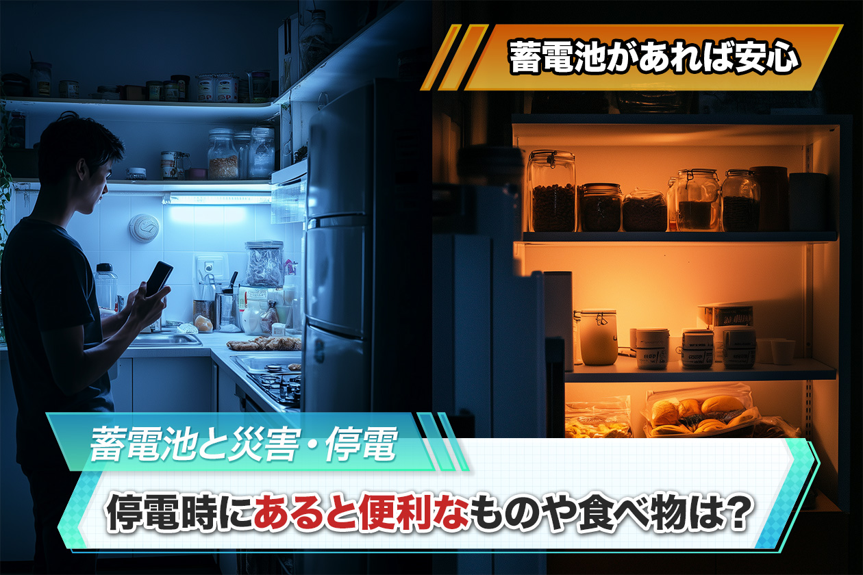 停電でも蓄電池なら安心 必要な食べ物も紹介